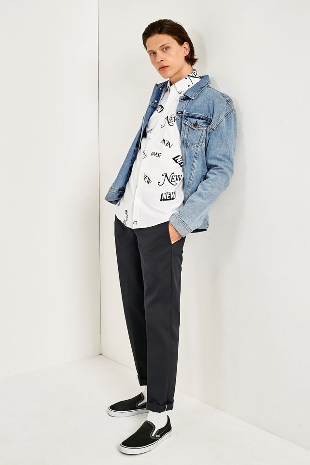 Soulland All-Over Print White Long-Sleeve Shirt #2