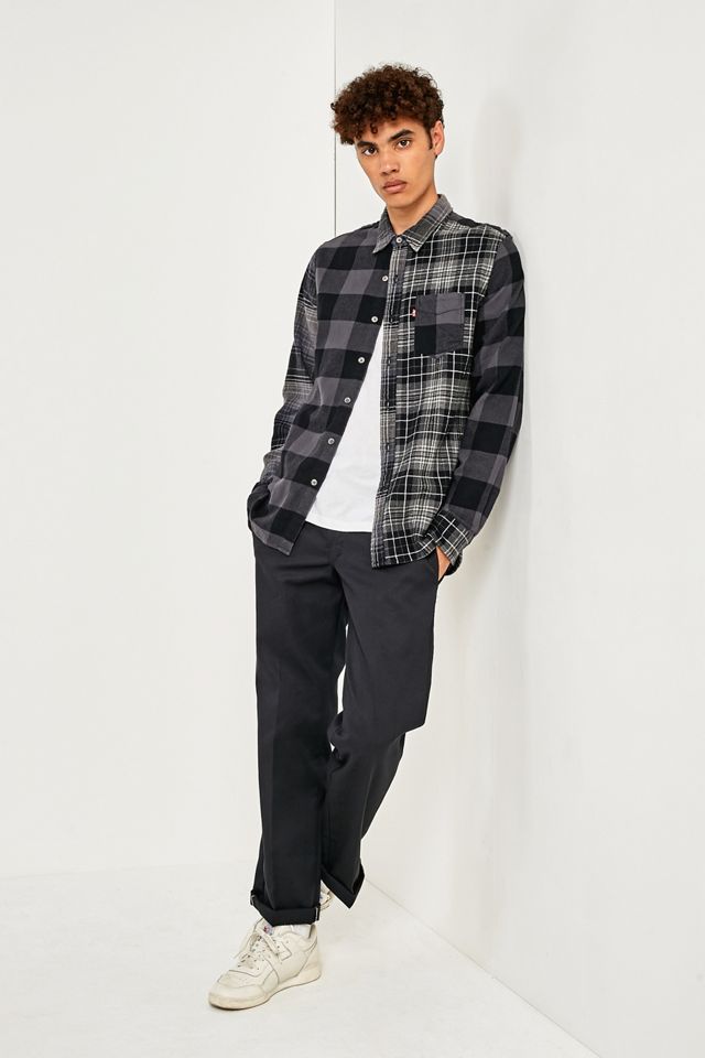 Levi's Pieced Grey Altered Camicia a maniche lunghe a 1 tasche #5
