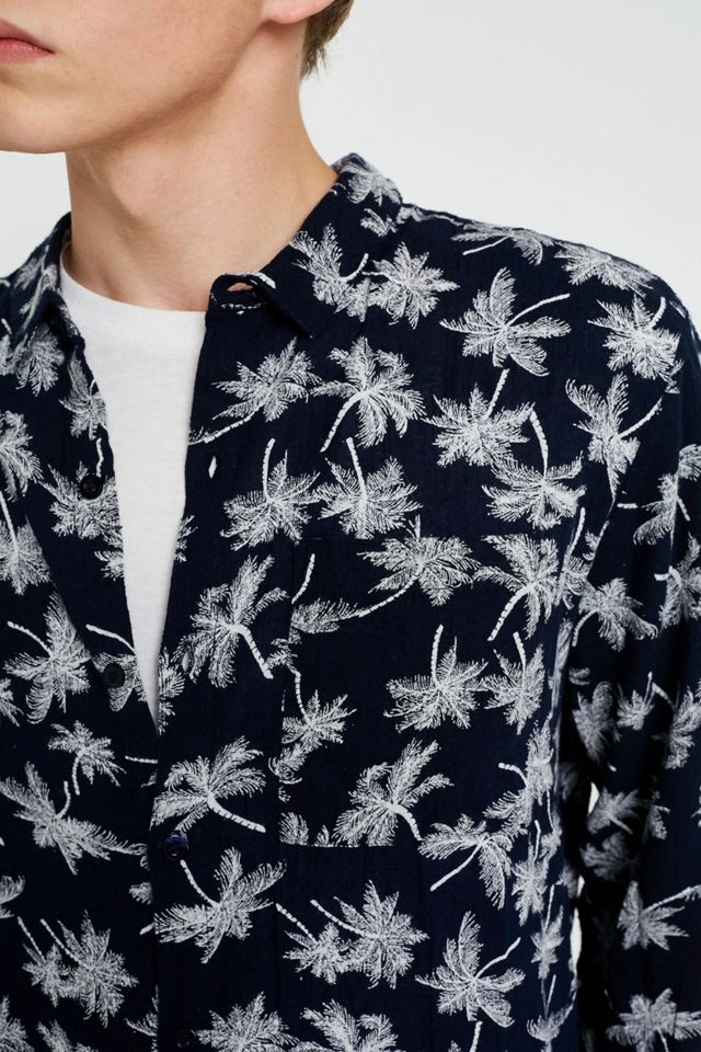 Rolla’s Palms Navy Mono Long-Sleeve Shirt #1