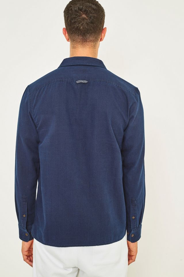 Farah Nolan Yale Popover Long-Sleeve Shirt #3