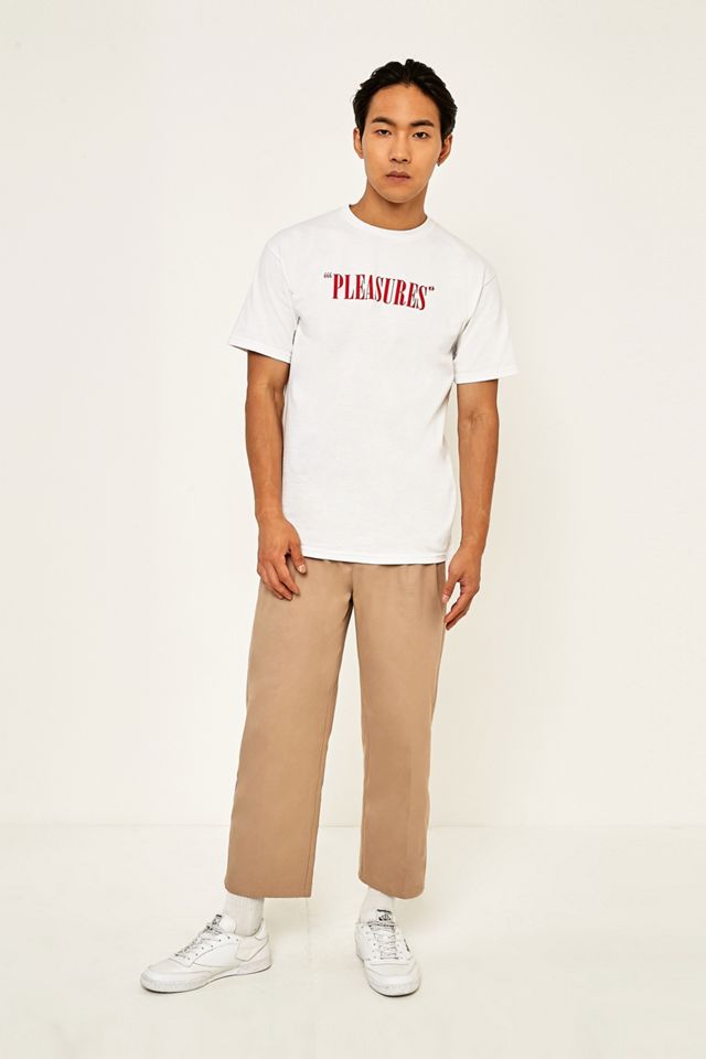 PLEASURES Mark of the Beast White T-shirt #2