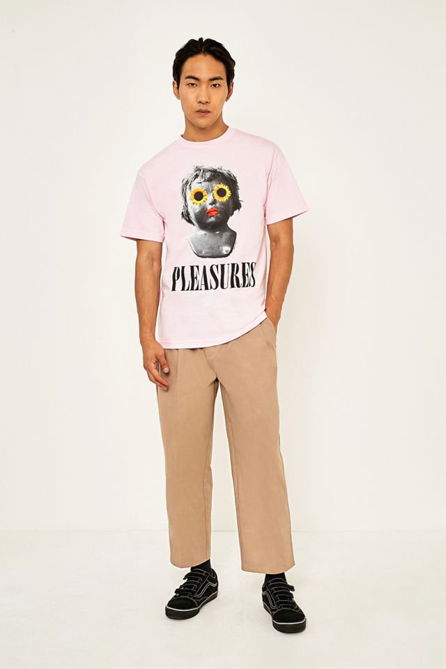 PLEASURES Flower Child Pink T-shirt #2