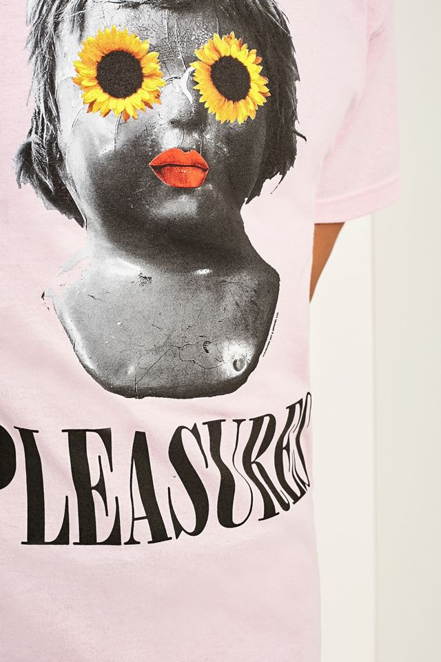 PLEASURES Flower Child Pink T-shirt #5