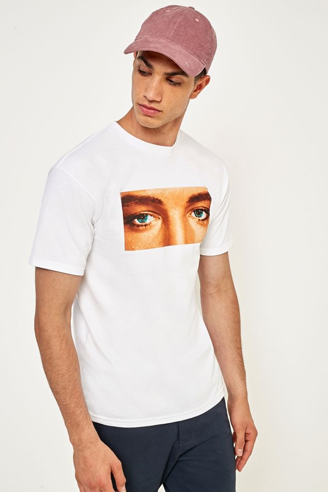 PLEASURES X Elvis Eyes White T-shirt | Urban Outfitters UK