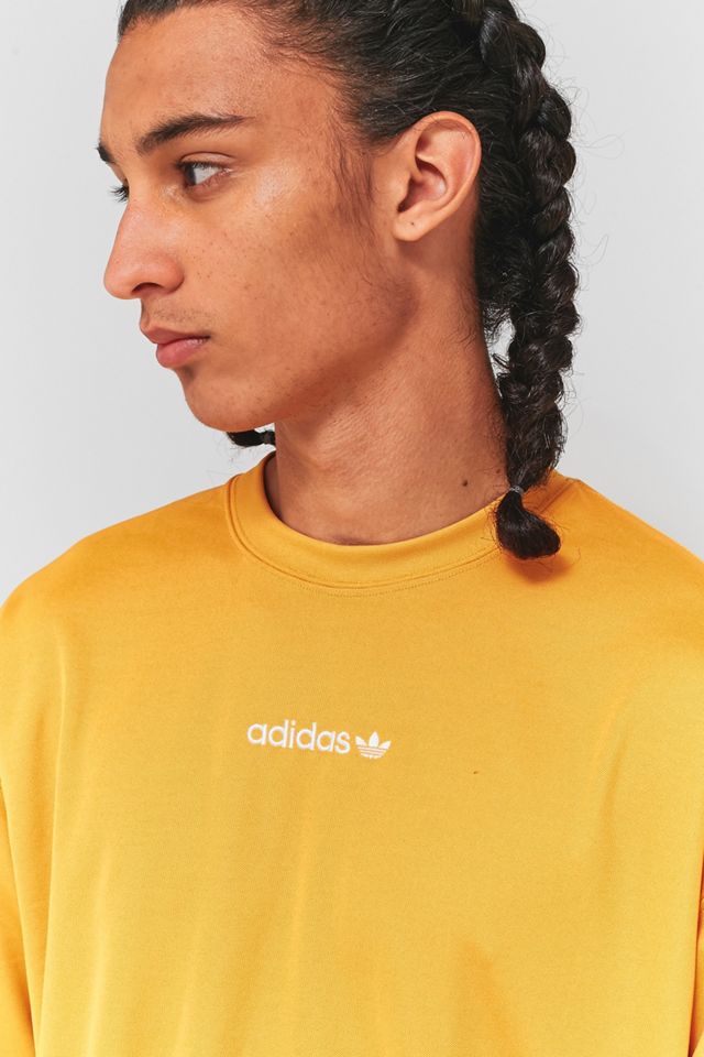 Trefoil Adidas Logo Tape Tee Adidas TNT Yellow Taped T-shirt Urban