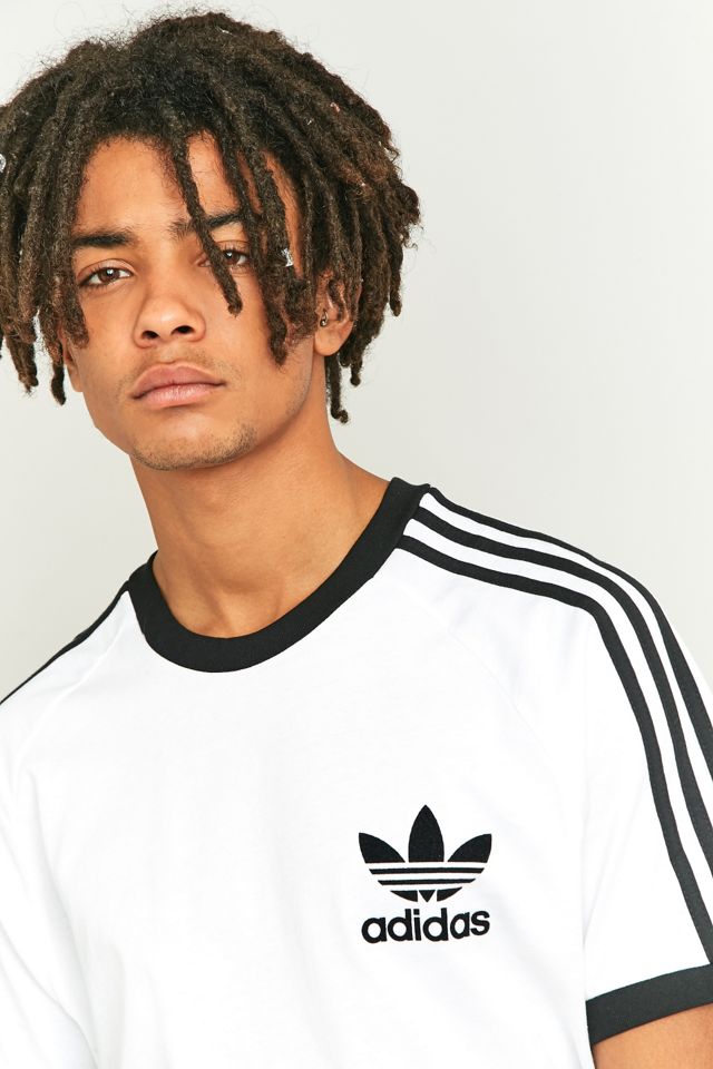 adidas Originals 3-Stripe T-shirt Bianca #2