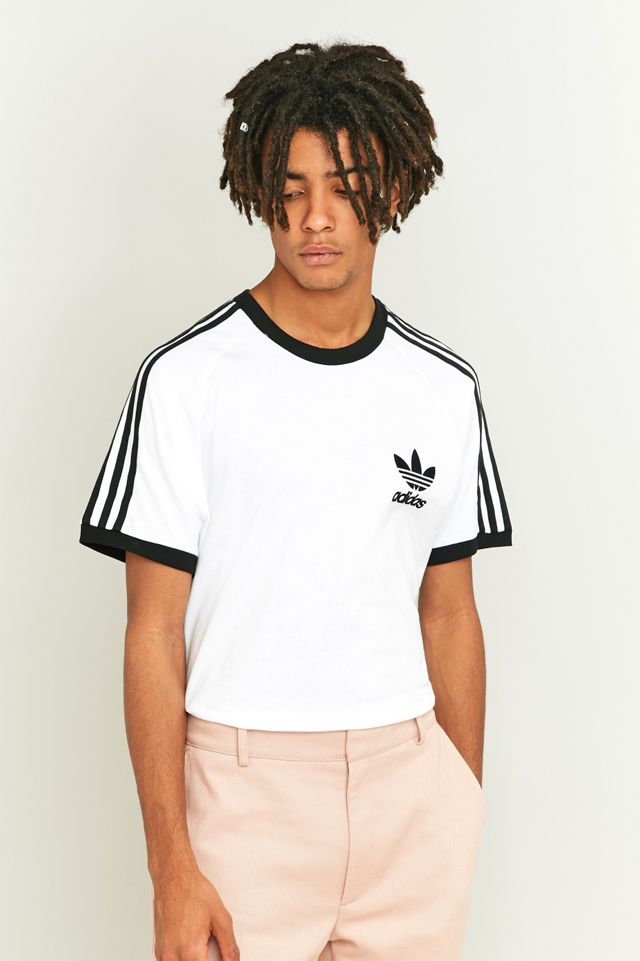 adidas Originals 3-Stripe T-shirt Bianca #5