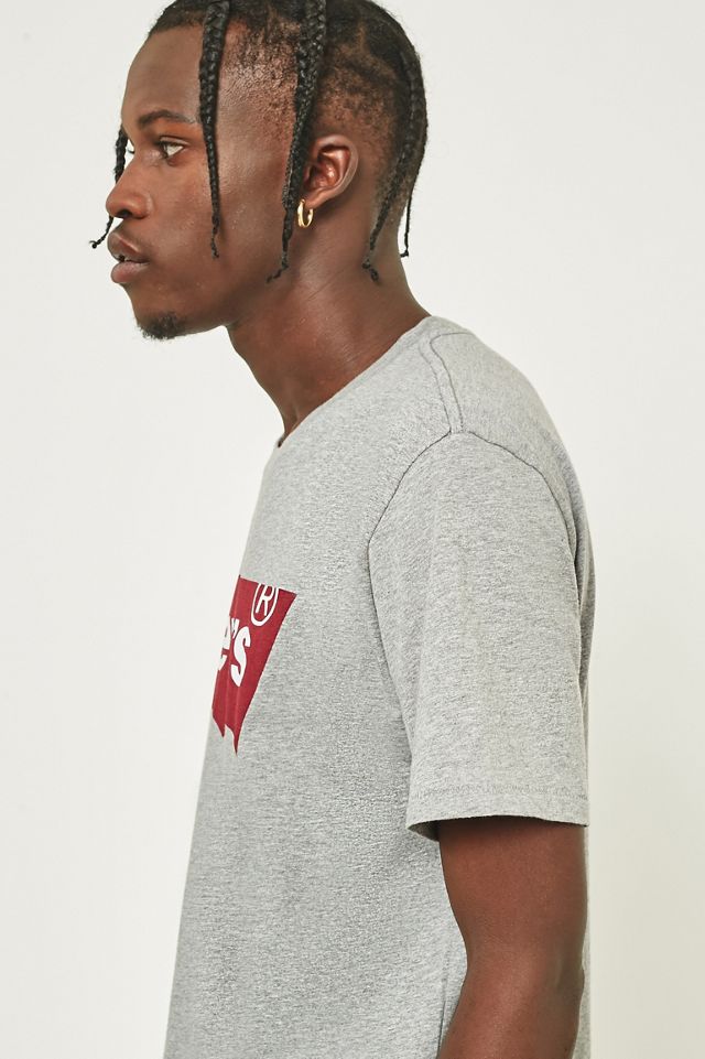 Levi’s Grey Batwing Logo T-shirt #2