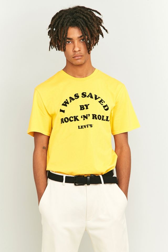 Levi's Rock 'N' Roll Yellow T-shirt #5