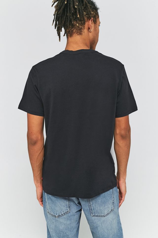 Levi's - T-shirt logo chauve-souris noir #3