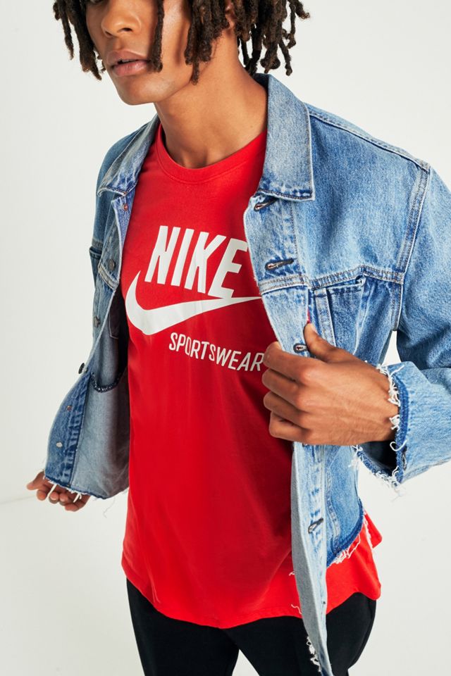 Nike Sportswear Red Rush Archive T-shirt #5