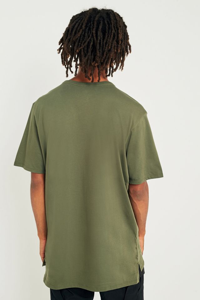 Nike Sportswear Oversize Swoosh Khaki T-shirt #4