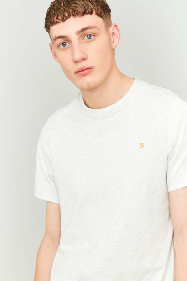 Farah Denny Chalk Marl Short-Sleeve T-shirt #1