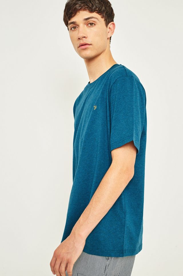Farah Denny Atlantic Blue Marl T-shirt a maniche corte #2