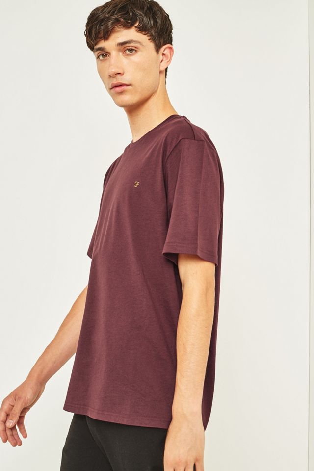 Farah Denny Red Marl T-shirt a maniche corte #2