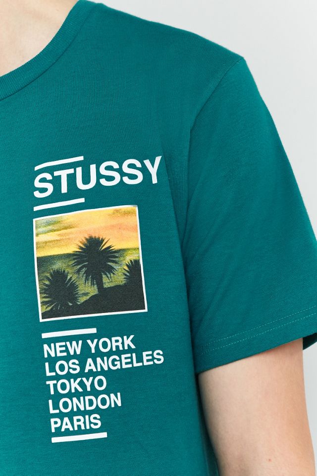 Stussy Gold Coast Teal T-shirt #5