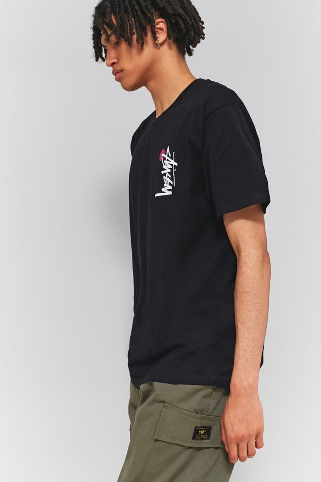 Stussy Buana Stock Black T-shirt | Urban Outfitters UK