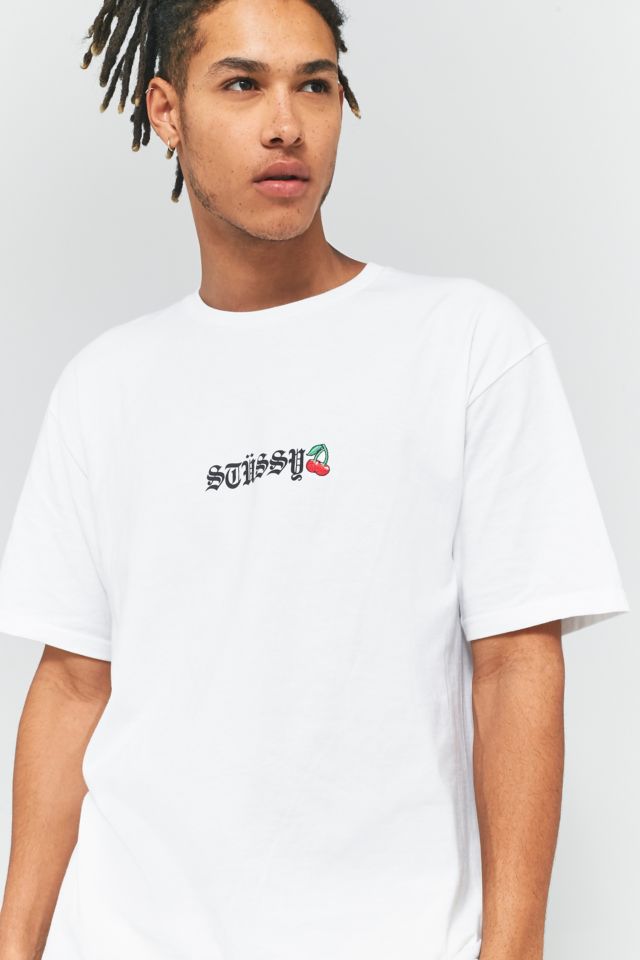 Stussy White T-shirt | Outfitters UK