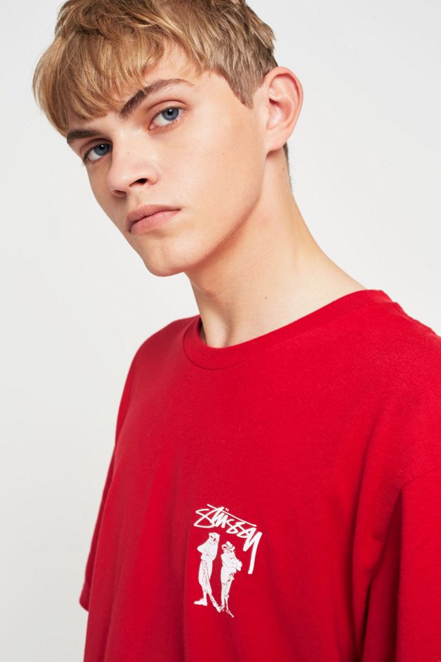 Camiseta roja Stussy Rudies #3