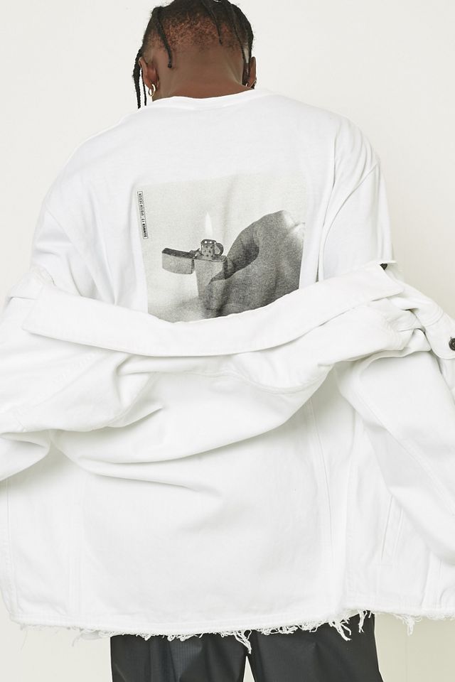 Stussy Catch A Fire White T-shirt #5