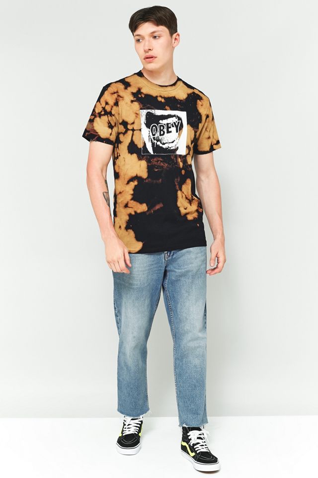 OBEY Screamer Bleach Spill T-shirt #4