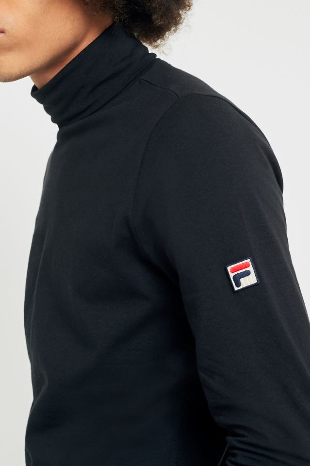 FILA 20th Black Cotton Rollneck Shirt #3