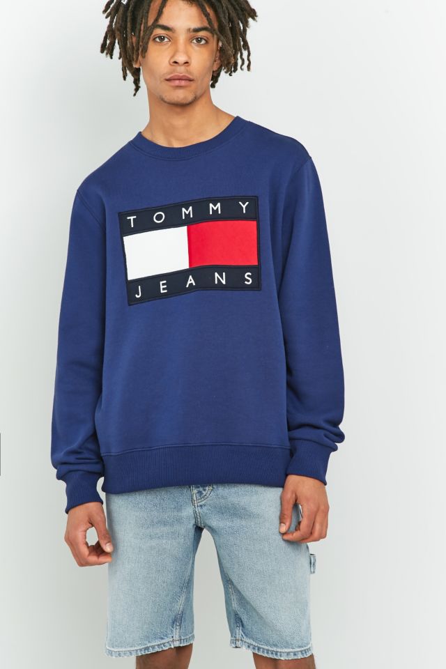 Tommy jeans blue store sweatshirt