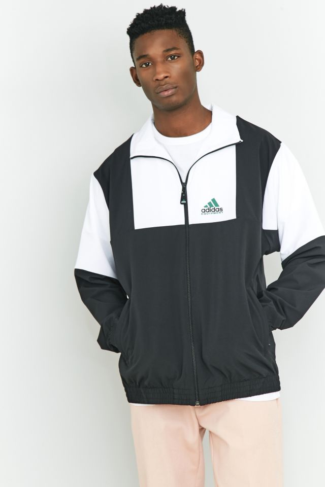 adidas EQT 1-to-1 White and Black Track Top | Urban Outfitters UK