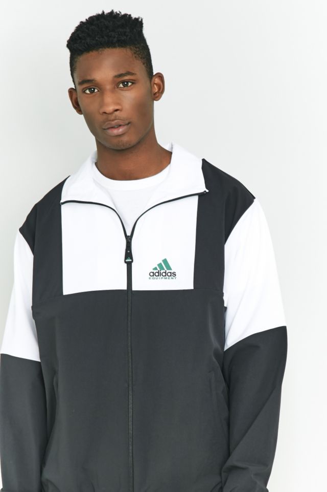 adidas EQT 1 to 1 White and Black Track Top Urban Outfitters DE