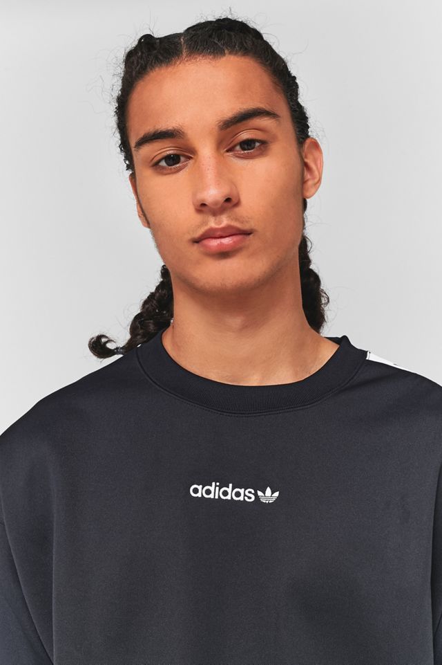 adidas TNT Black and White Taped Crewneck Sweatshirt #4