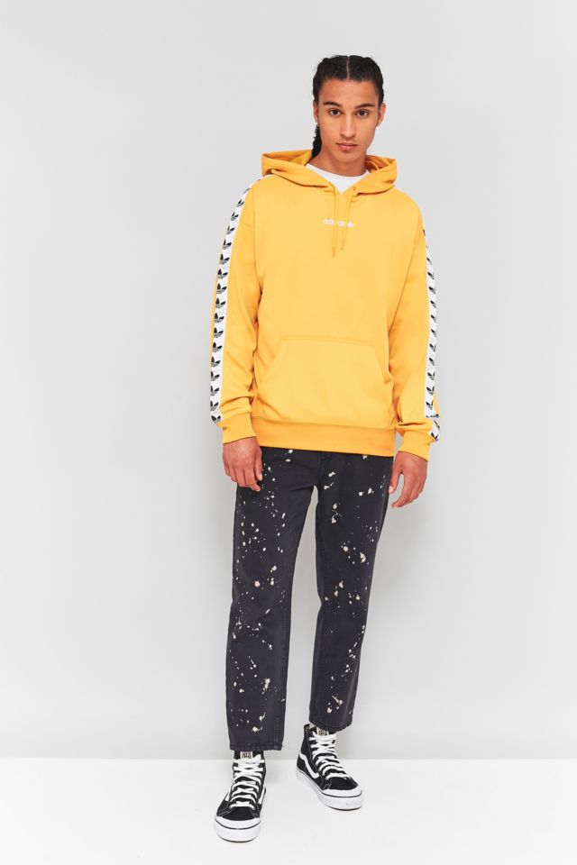 adidas TNT Yellow and White Taped Hoodie Urban Outfitters DE