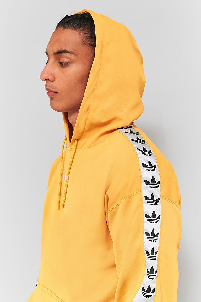 compartir Partido Cuervo adidas TNT Yellow and White Taped Hoodie | Urban Outfitters UK