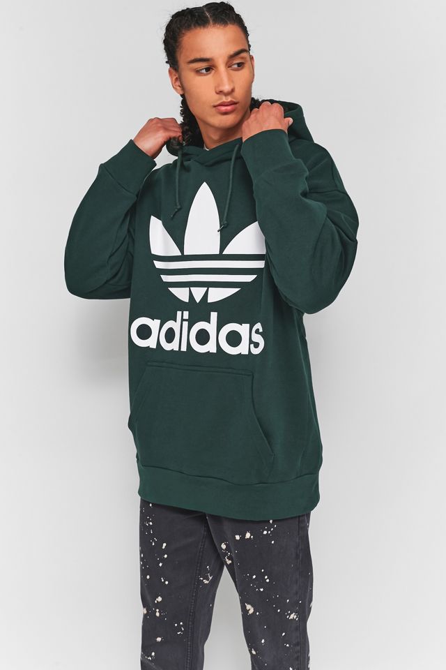 adidas Adicolor Oversized Green Night Hoodie #2