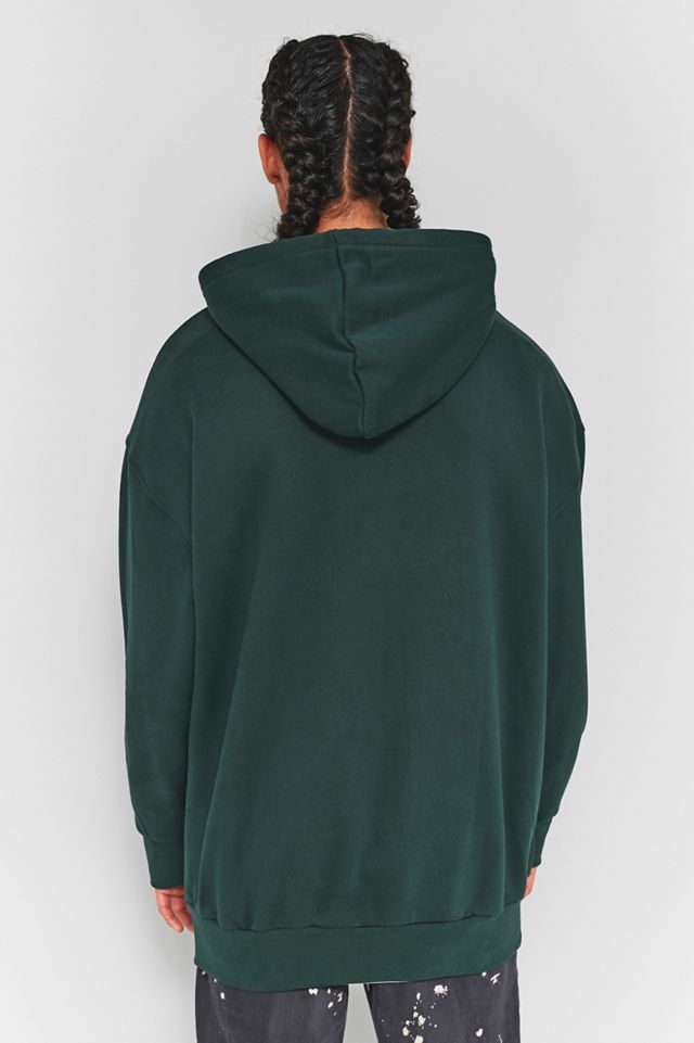 adidas Adicolor Oversized Green Night Hoodie #3