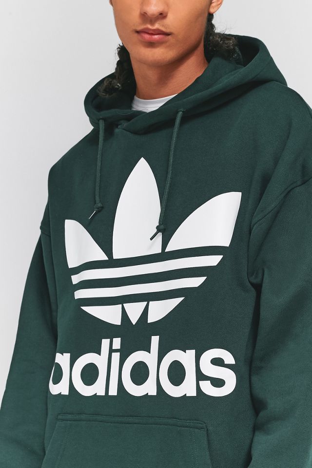 adidas Adicolor Oversized Green Night Hoodie #4
