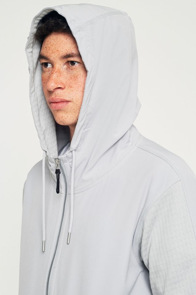 adidas x Reigning Champ Fleece Stone Full-Zip Hoodie #2