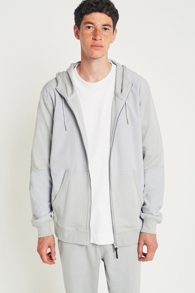 adidas x Reigning Champ Fleece Stone Full-Zip Hoodie #4