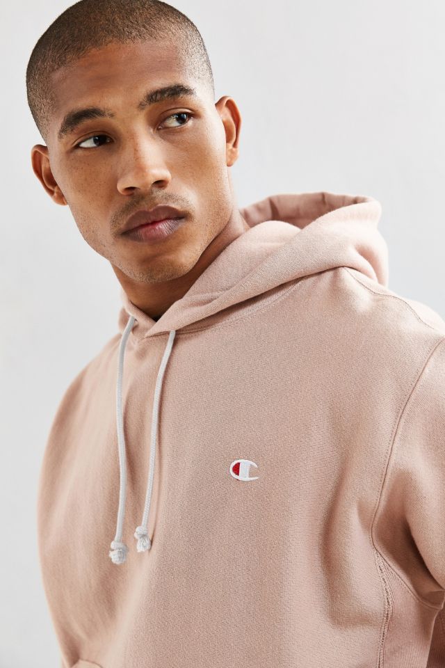 Champion Pink Weave Hoodie | Outfitters UK