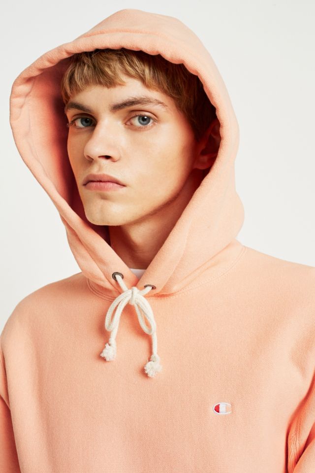 Peach color champion outlet hoodie