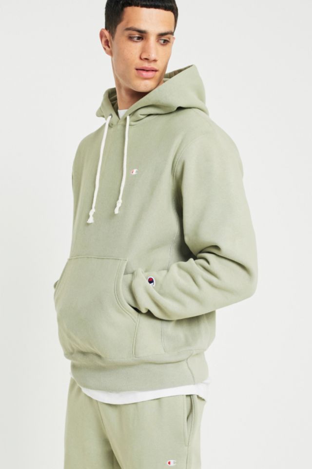 Champion sage green outlet hoodie