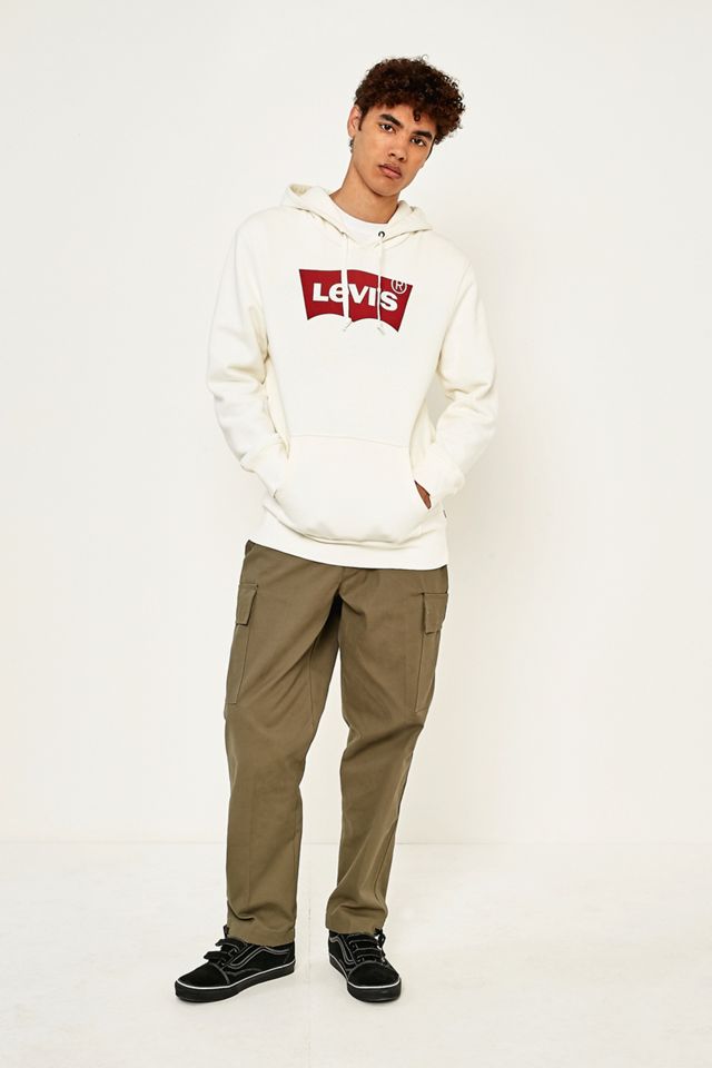 Levi’s White Batwing Hoodie #1
