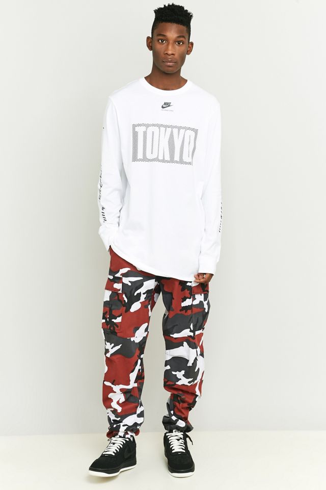 Nike International Long Sleeve Tokyo White T-shirt #1