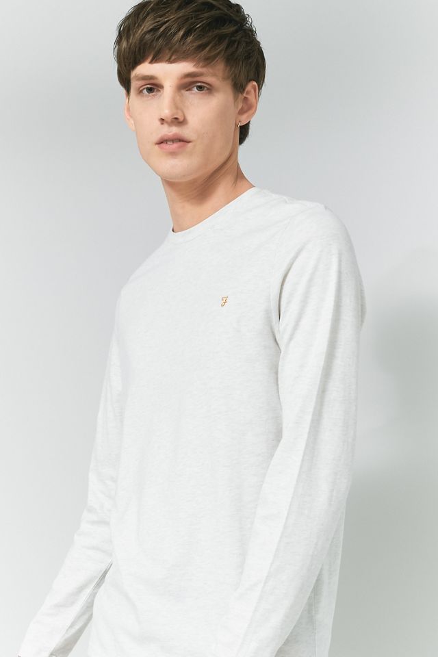 Farah Denny Chalk Marl Long-Sleeve T-shirt #2