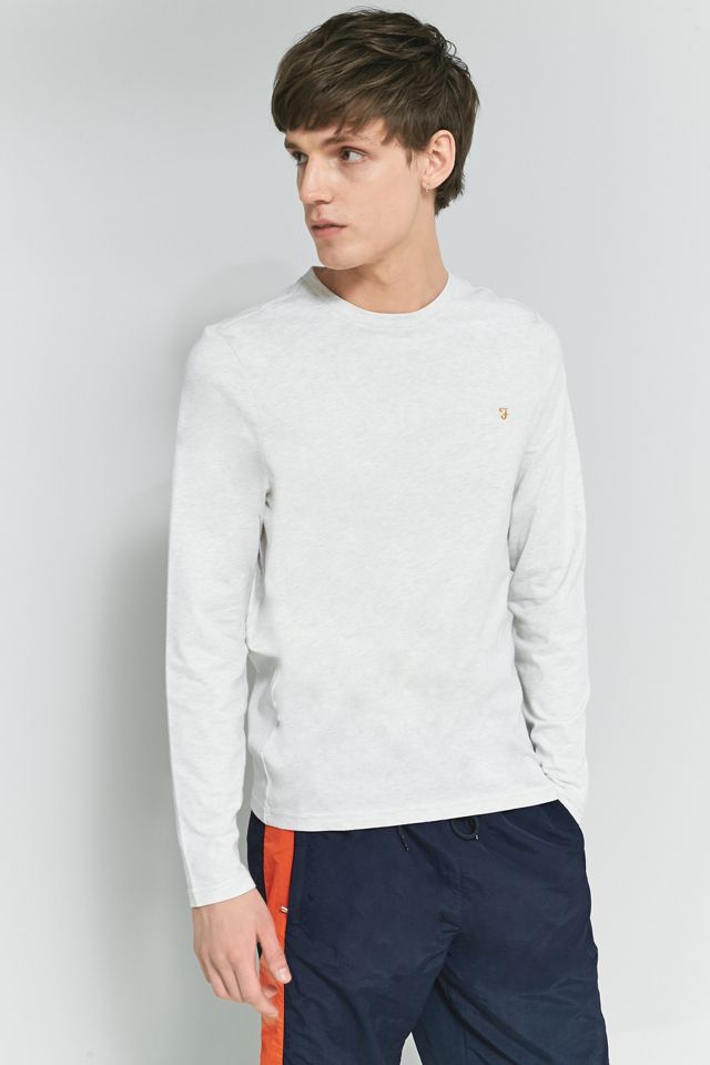 Farah Denny Chalk Marl Long-Sleeve T-shirt #4