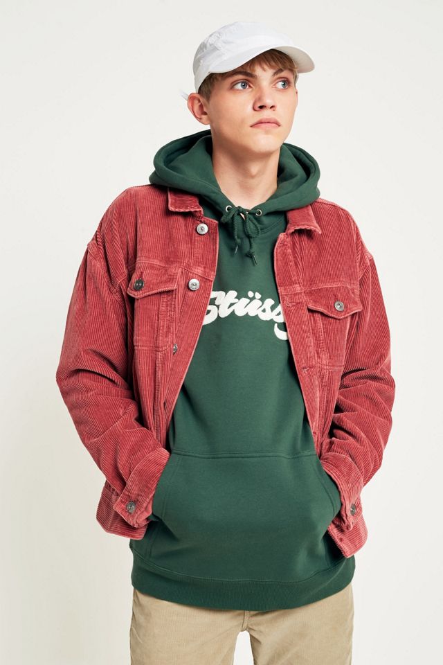 Stussy Chenille Applique Moss Hoodie #1