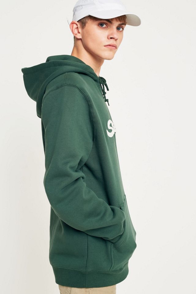 Stussy Chenille Applique Moss Hoodie #5