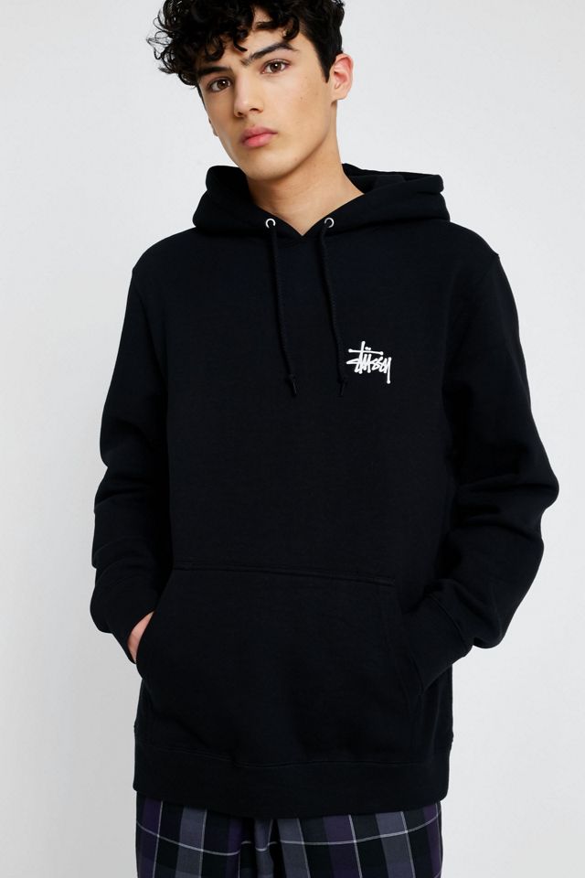Stussy Basic Black Hoodie #1