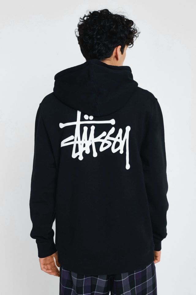 stussy hoodie noir