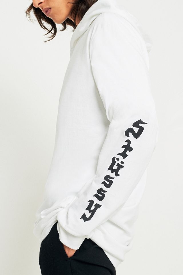 Stussy Lil’ Yin Yang White Hoodie #2
