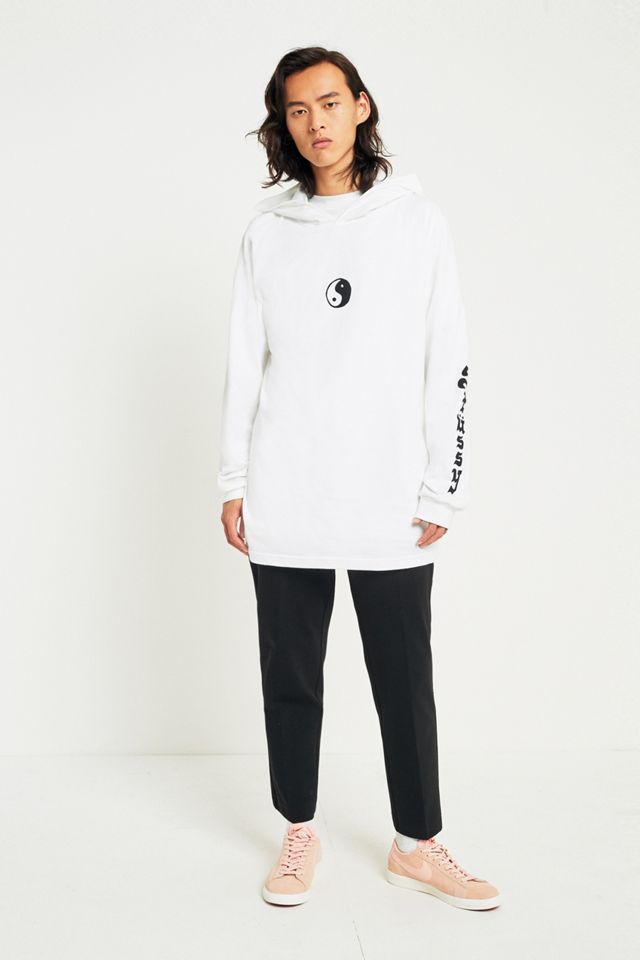 Stussy Lil’ Yin Yang White Hoodie #3